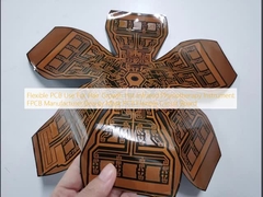 Penggunaan PCB Fleksibel Untuk Tumbuh Rambut Topi InfraMerah Fisioterapi Instrumen FPCB Produsen Topeng Kecantikan PCB Papan Sirkuit Fleksibel