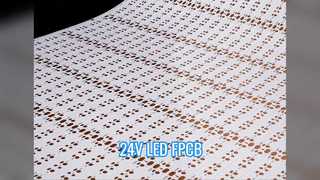 Papan Sirkuit Fleksibel Strip LED 24V 2835 60LED