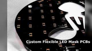 Solusi Papan Sirkuit Masker Kecantikan LED Fleksibel Kustom