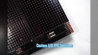 Desain Kustom FPC Tampilan Fleksibel LED
