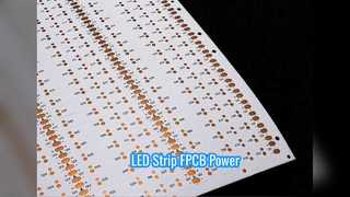 Fleksibel LED Strip PCB 12V Film Putih FPCB