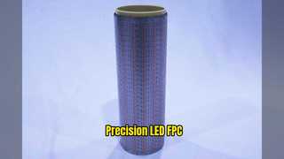 Papan Sirkuit Presisi FPC LED Lebar Garis 3mil