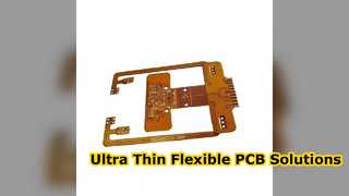 Desain dan Manufaktur PCB Fleksibel Ultra Tipis Kustom