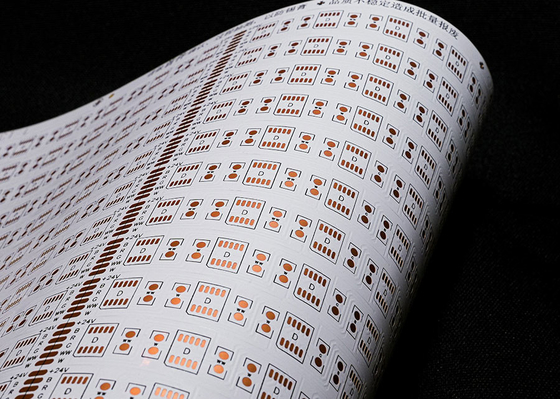 Beli Papan PCB Fleksibel Untuk LED 5050 RGBWW 30LED 24V White Film FPC Board online manufacture
