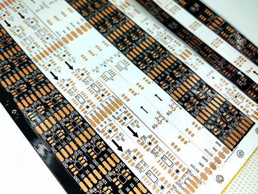 Beli 12V 24V warna-warni LED Strip PCB Board Desain Double Layer Board Dengan OSP Antioksidan online manufacture