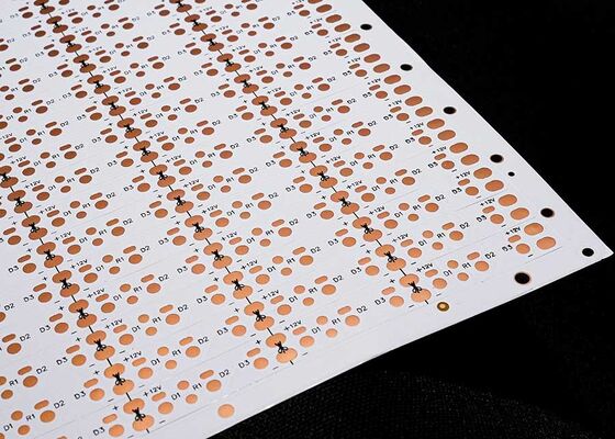 Fleksibel LED Strip Circuit Board 2835 LED 12V Double-sided White Film FPCB Double Layer Board
