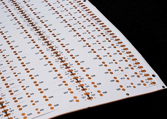Papan sirkuit strip LED fleksibel elektronik dengan lapisan ganda 5050 15LED Per Piece
