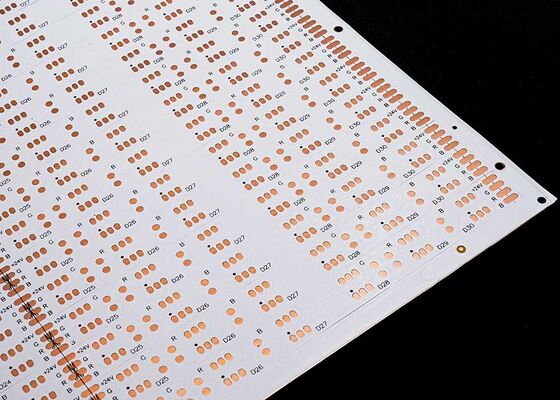 5050 RGB LED Strip Papan Sirkuit Fleksibel Film Putih Sisi Ganda 24V Karakter Hitam OSP FPC