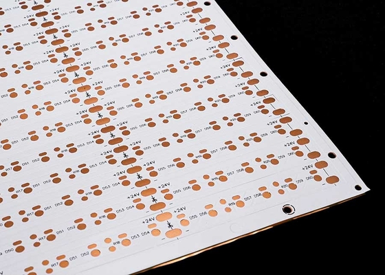 24V LED Strip Flexible Circuit Board Dengan 30 Light Beats LED FPCB Sisi Dua
