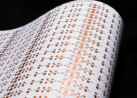 2835 LED Strip Flexible Circuit Board Dengan Double Side Board FPCB Film Putih