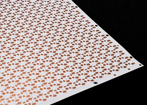 Customized LED Strip Flexible Circuit Board Dengan FPCB Board Film Putih Sisi Ganda