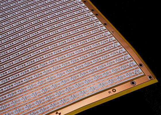 Double Layer 12V Flexible LED Strip Circuit Board dengan OSP Antioksidan untuk Aplikasi FPCB Berkualitas Tinggi