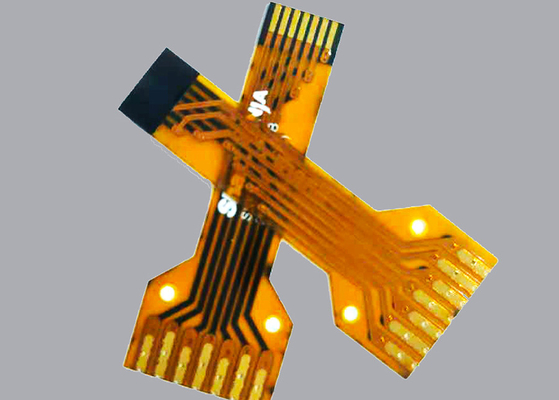Double Layer HDI Printed Circuit Board FPC Flexible Connection Circuit Board Disesuaikan