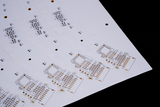 Fleksibel PCB Circuit Printed Desain Majelis Double Sisi LED Light Strip FPC