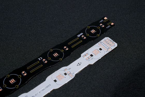 Strip Lamp LED FPC Fleksibel PCB Lapisan Ganda dengan Tingkat Perlindungan Api V0 dan Desain yang Dapat Disesuaikan