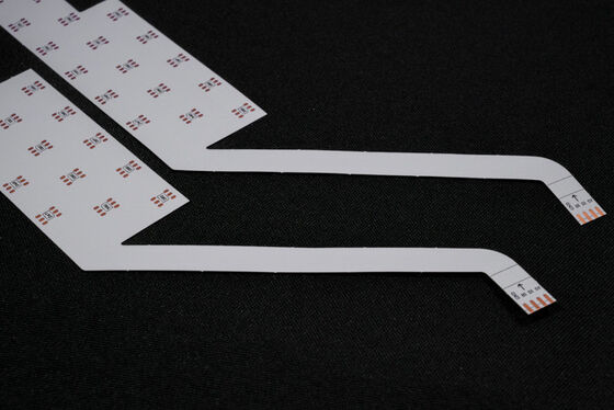 LED Light FPC Flexible PCB Assembly dengan Fire Protection Level V0, Ketebalan 0,25mm, dan Isolasi Resin Polyimide
