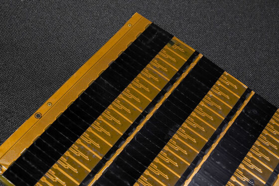 Papan sirkuit cetak fleksibel FPC berlapis emas berpasangan dengan desain khusus