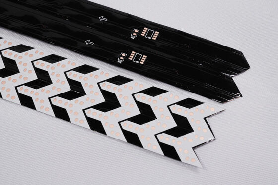 Papan Sirkuit Lapisan Ganda FPC Papan Sirkuit Fleksibel dengan Tingkat Perlindungan Api V0 dan Layanan yang Disesuaikan untuk Strip Lampu LED