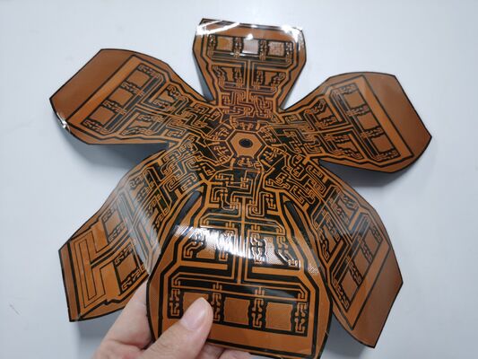 Papan Lapisan Ganda Tingkat Perlindungan Api V0 Desain yang dapat disesuaikan Papan Sirkuit Cetak Fleksibel untuk Peralatan Kecantikan dan Medis