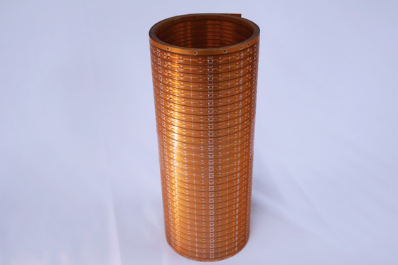 Lampu tanpa las 2835-60leds/m-8*1000-24V 16Resistor tetap kuning PET untuk papan sirkuit fleksibel strip LED