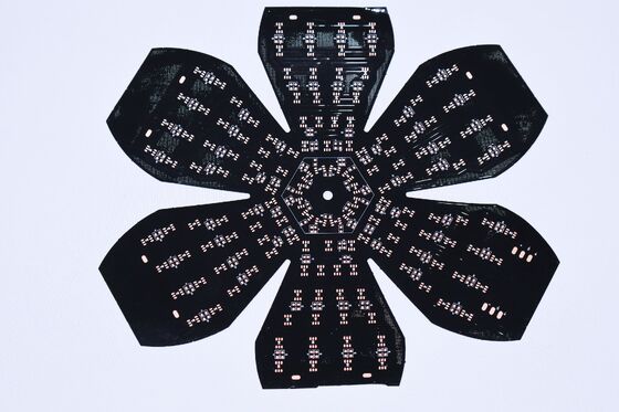 Sirkuit cetak fleksibel medis dengan lapisan film OSP Antioksidan sisi ganda dan ukuran maksimum 240X500mm untuk LED Flexible Cap Circuit Board