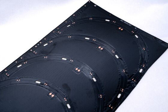 Fleksibilitas Tinggi 0,1mm Min. Lebar Garis 300°C Tahan FPC Papan Sirkuit Cetak Fleksibel FPC Lapisan Ganda